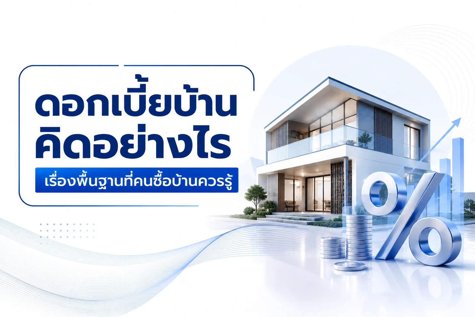 ดอกเบี้ยบ้านคิดอย่างไร เรื่องพื้นฐานที่คนซื้อบ้านควรรู้